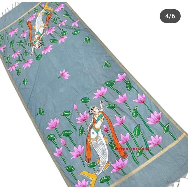 HAND PAINTED DUPATTA